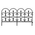 Emsco Group Victorian Fleur De Lis Medium Resin Garden Fence, 26 ft. 2093HD